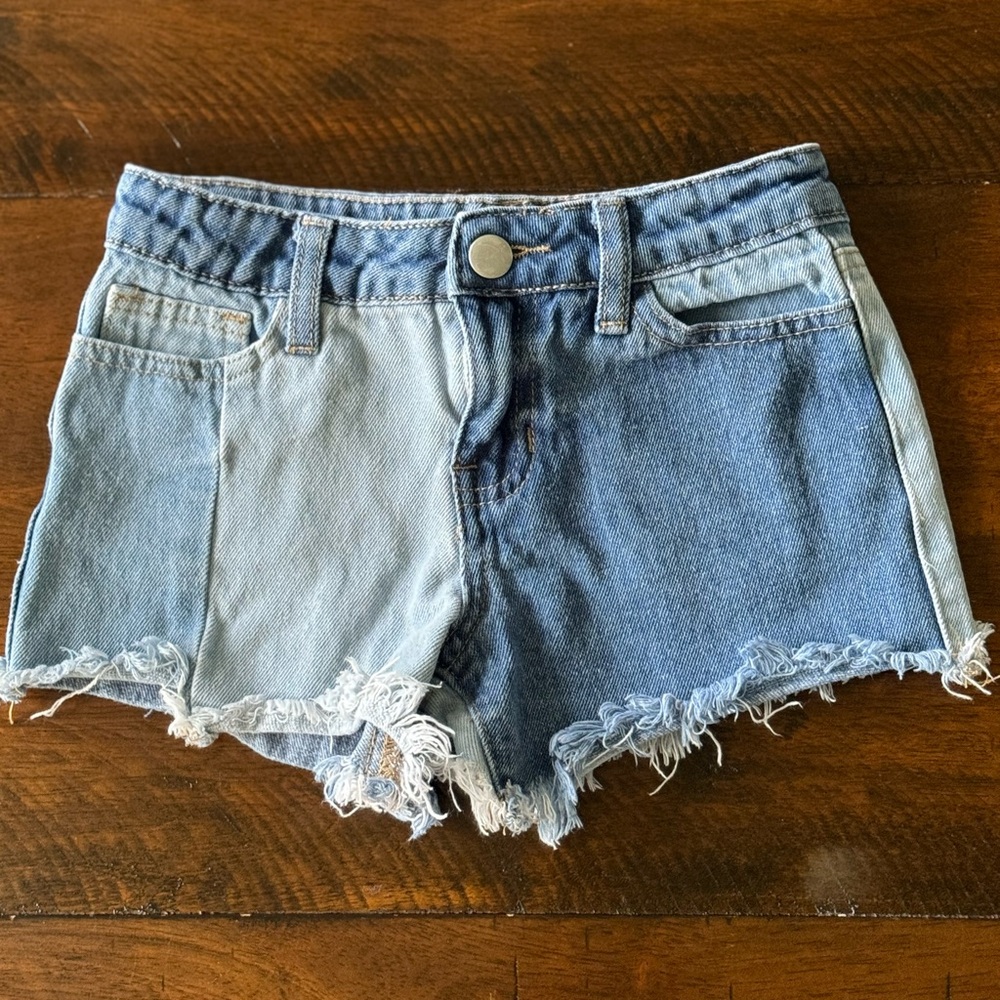 Size 6 girls denim shorts